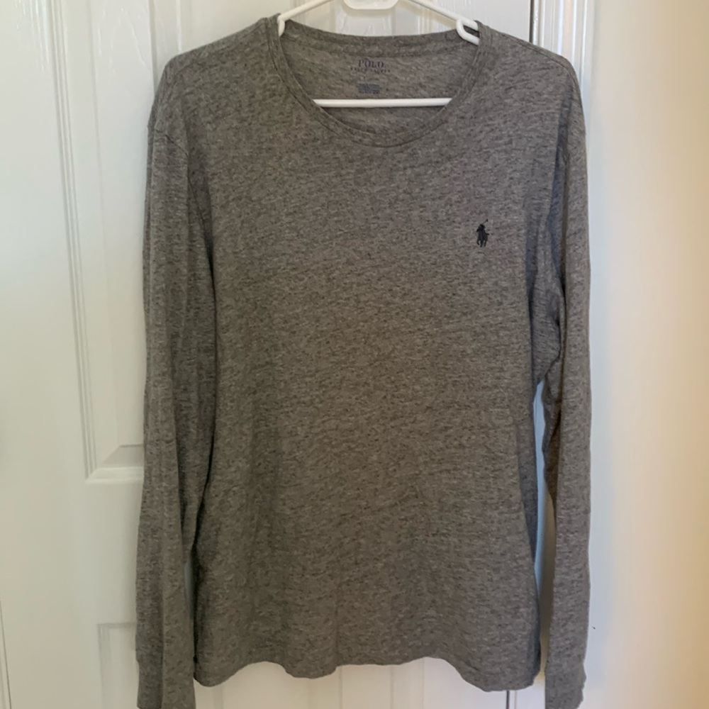Polo Men’s Large Long Sleeve T-Shirt Grey
